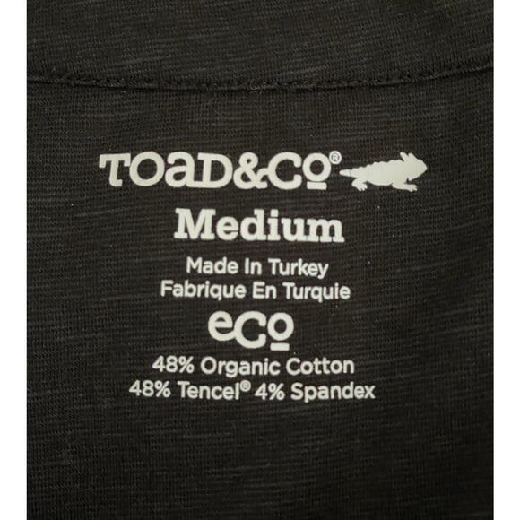 Toad & Co Avalon Dress Black Medium Fit Flare Outdoors Athletic Sporty - Picture 10 of 11